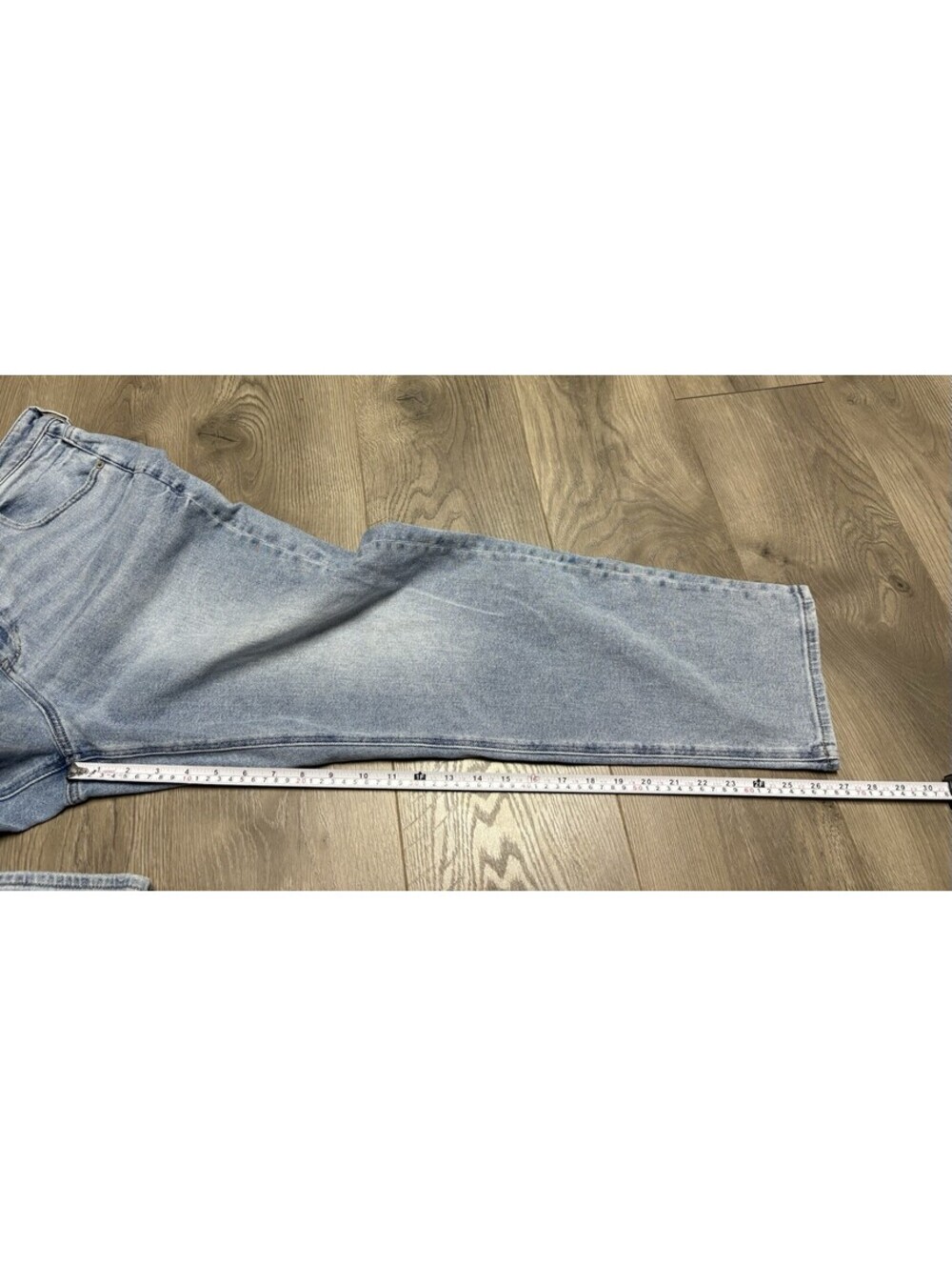 AE American Eagle Women's Mom Straight Jeans Stretch Size 14 Regular - Picture 4 of 10